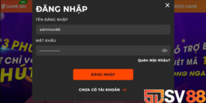 Đăng nhập SV88